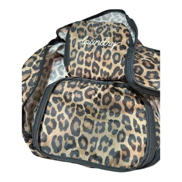 Chico’s Leopard Print 3-Piece Travel Set NWT $59.50 Packable Bags - Picture 6 of 7